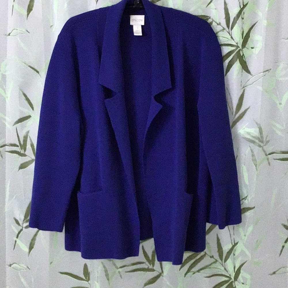 NWOTGorgeous Chico’s Jacket Size 1 (8-10) Medium 100% Cotton Bundle & save